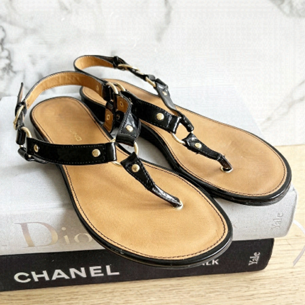 Bandolino Black and gold sandals from Nordstrom